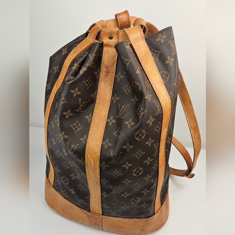 Authentic Louis Vuitton Monogram Noé Backpack Bucket Bag